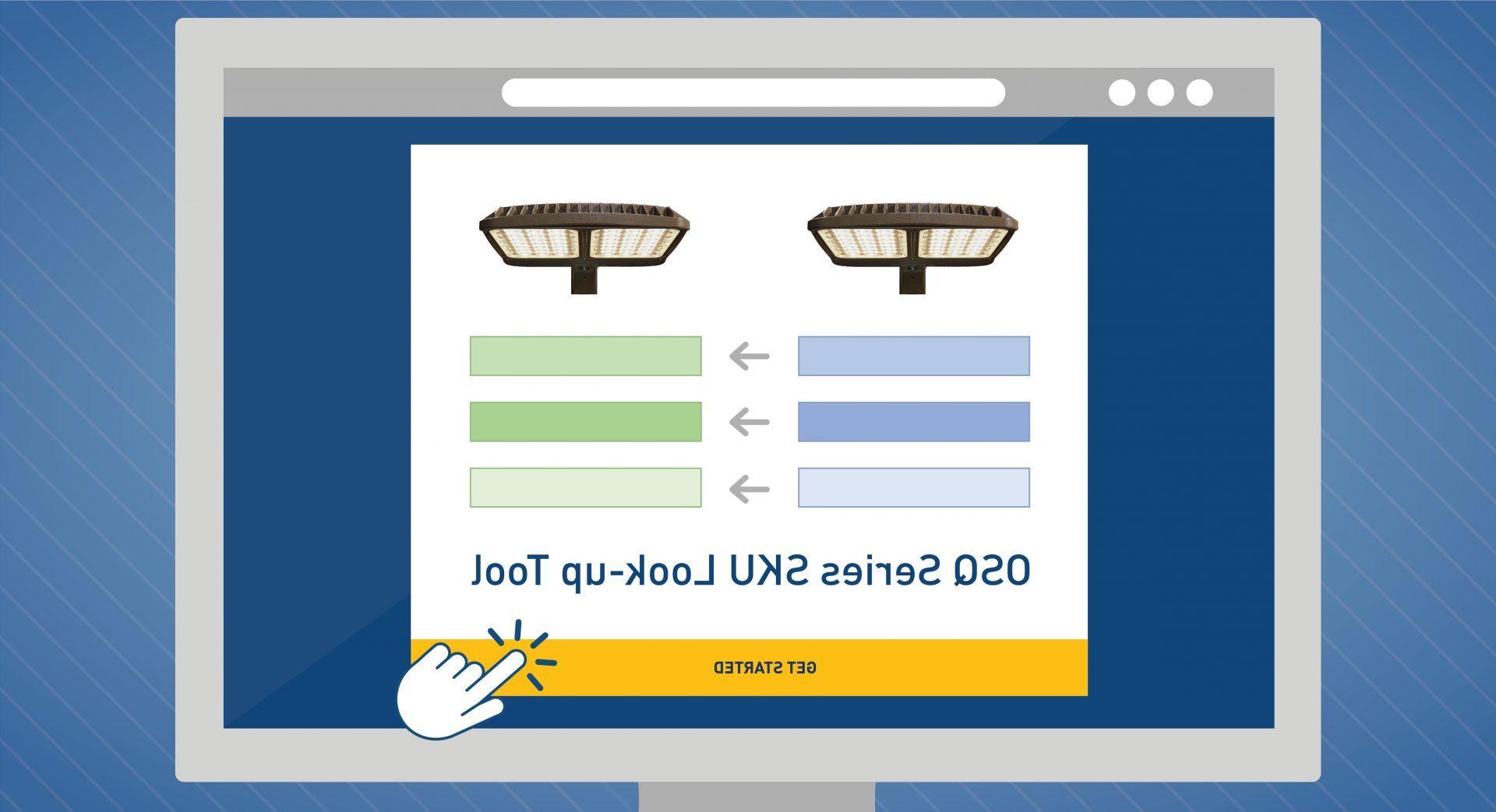 OSQ Series Tool being used to search outdoor lighting choices.